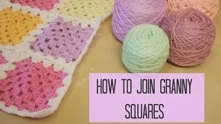 CROCHET: How to join granny squares for beginners | Bella Coco