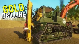 DRILLING FOR DEEP GOLD POCKETS WITH THE NEW DRILL MACHINE! - Gold Rush Full Release Gameplay