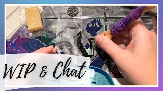 WIP and Chat - My 4th diamond painting anniversary, how the craft has impacted me, and birthdays