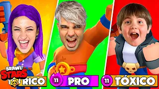 TIPOS DE JUGADORES en BRAWL STARS!!