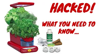 AeroGarden Hydroponic System HACKED 😱| Growing Plants In Half The Time! PART 1 💧HUMIDITY CONTROL💧