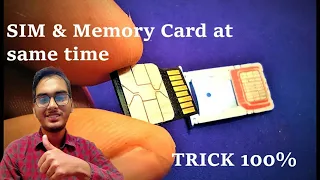 Dual Sim and Micro SD card working Same time (Simultaneously) || hack || Redmi Note 8 Pro and others