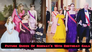 European Royals Attended A GALA Dinner Held To CELEBRATE 18th Birthday Of Princess Ingrid Of Norway