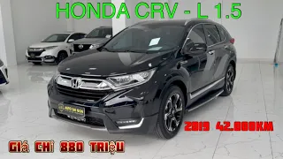 Honda Crv L 2019 Sơn zin 99% odo 42.000km giá chỉ 880 triệu xe đẹp đi Tết 🧧 Thái Học Auto Sài Gòn