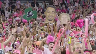 Providence College Friar Fanatics Student Section singing "You Belong With Me"