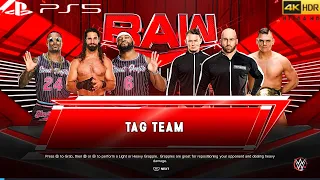 WWE 2K23 (PS5) - SETH “FREAKIN” ROLLINS & THE STREET PROFITS vs IMPERIUM | RAW, JAN. 23, 2023 [4K]