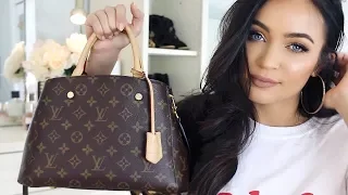 WHATS IN MY BAG? LOUIS VUITTON MONTAIGNE | Stephanie Ledda