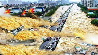 Three Gorges Dam collapse: 75 Million liters of water per second wipes out 3,000,000 China residents