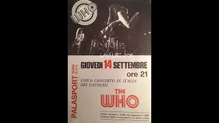 The Who Live in Rome, Italy (14th September 1972)