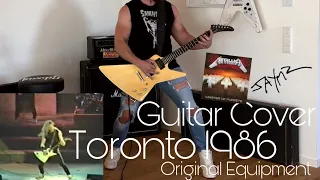 Metallica Master of Puppets Toronto 1986 Live Guitar Cover | Best Downpicking Play James Hetfield