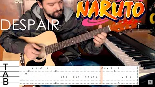 TUTORIAL Despair - Naruto + Guitar TABS