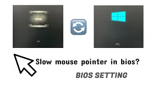 Change Boot screen to windows logo from motherboard branding | Speed up mouse pointer speed in bios