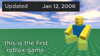 what actually is the first ROBLOX game?