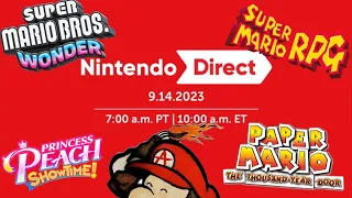 9/14/2023 Nintendo Direct Reaction