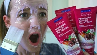 100 LAYERS OF PEEL-OFF FACE MASK!! | Emma Monden