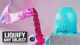 How to make Objects melt into Liquid in Cinema 4d