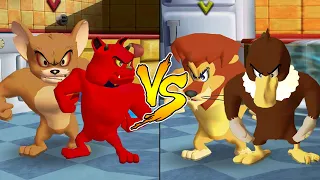 Tom and Jerry in War of the Whiskers HD Monster Jerry & Spike Vs Lion & Eagle (Master Difficulty)