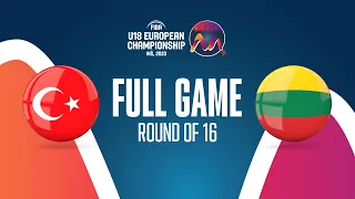 Turkey v Lithuania | Full Basketball Game | FIBA U18 European Championship 2023