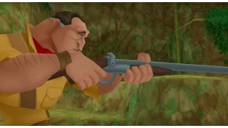 Clayton Boss Fight (Tarzan - Deep Jungle) - Kingdom Hearts - HD 1.5+2.5 ReMIX