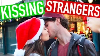 GUY vs GIRL Mistletoe Kissing Challenge!