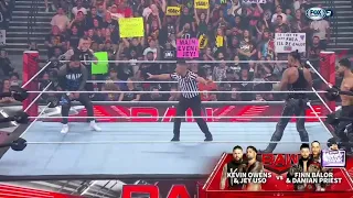 Kevin Owens & Jey Uso Vs Finn Bálor & Damian Priest - WWE Raw 11/09/2023 (En Español)