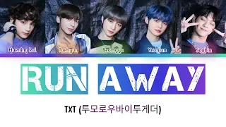 TXT (투모로우바이투게더) - RUN AWAY (9와 4분의 3 승강장에서 너를 기다려) Color Coded Lyrics