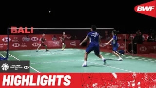 Korean stars Kim/Kong meet Olympic champions Polii/Rahayu in an intense match in Bali