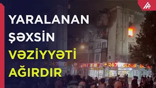 Bakıda partlayışda yaralanan şəxsin vəziyyəti ağırdır – APA TV