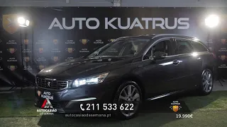 Autocasiao da Semana 22 Auto Kuatrus   Peugeot 508 SW 2 0 BlueHDI GT Line