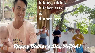 Our father's day celebration + Setting up our new kitchen!