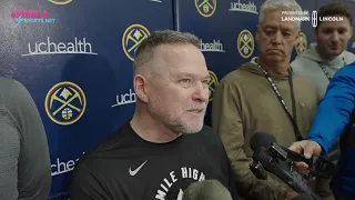 "We Kind Of Fell Apart" | Michael Malone Practice Interview | Nuggets vs Timberwolves