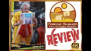 Dr. Emmett Brown Sixth Scale Figure by Hot Toys 4K Review (Doc Brown)