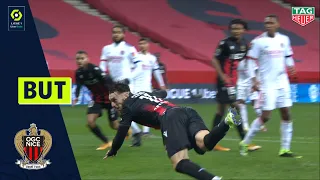 But Amine GOUIRI (44' - OGC NICE) OGC NICE - OLYMPIQUE LYONNAIS (1-4) 20/21