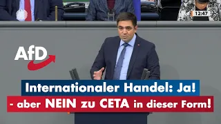 Dr. Malte Kaufmann MdB: Internationaler Handel: Ja! -Aber NEIN zu CETA in dieser Form!