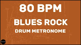 Blues Rock | Drum Metronome Loop | 80 BPM