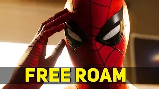 Spider-Man PS4 Web Slinging Free Roam Gameplay (Spider Man PS4)