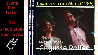 Invaders from Mars (1986) 35mm film trailer, flat open matte, 2160p