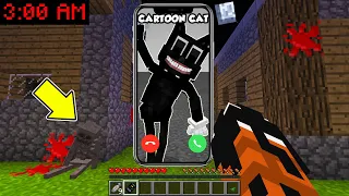 NUNCA LE HABLES A CARTOON CAT A LAS 3 AM 😭 | SRGATO EN MINECRAFT TROLL