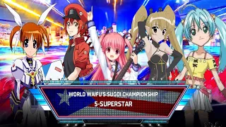 (WWE 2K24) World Waifu Division: 5/5/2024 - Yui vs. Pachira vs. AE3803 vs. Runo vs. Nanoha