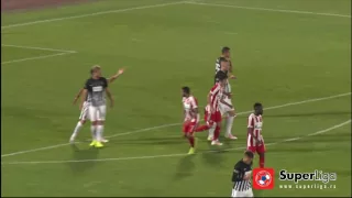 Super liga 2016/17: 9.Kolo: Partizan - Crvena zvezda 1:0 (0:0)