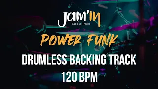 Power Funk Drumless Backing Track 120 BPM