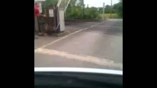 Manual pump train crossing