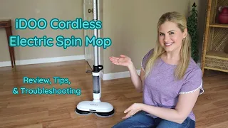 iDOO Cordless Electric Spin Mop Review, Tips, & Troubleshooting