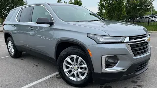 2023 Chevrolet Traverse LS 3.6 POV Test Drive & Review