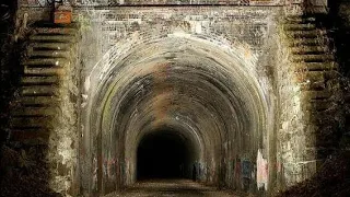 (I ASKED IT ANSWERED).. Exploring Haunted Moonville Tunnel At Night