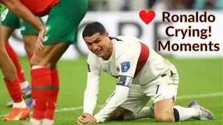 Ronaldo Crying Moments of Portugal Vs Morocco | FIFA World Cup Qatar 2022 | #ronaldo #sad #crying