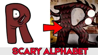 New Alphabet Lore Scary Edition | The realistic photo