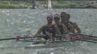 Men's Quadruple Sculls Rowing Repechage Replay -- London 2012 Olympics