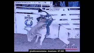 EDNEI CAMINHAS VS XERIFE - AMERICANA 2001 - 82 PTS #rodeio #rodeo