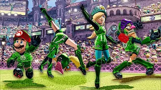 Mario Strikers Battle League - Team Peach VS Team Daisy